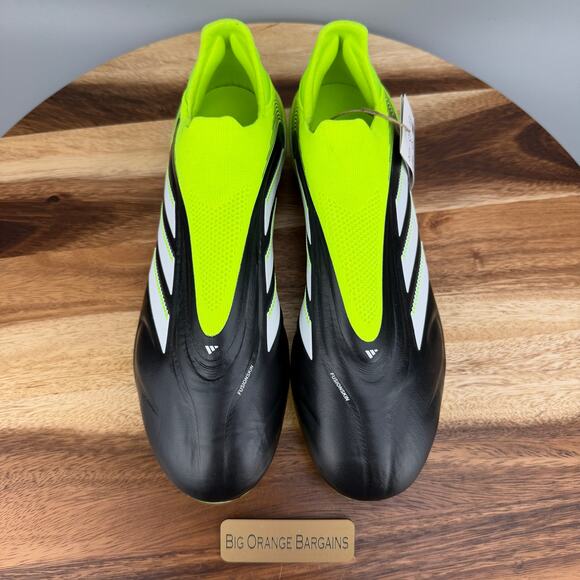 Adidas Copa Pure 3 Elite Laceless FG Cleats JH6302 Men’s 8 Black Lucid Lemon NEW main image 8
